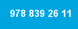978 839 26 11